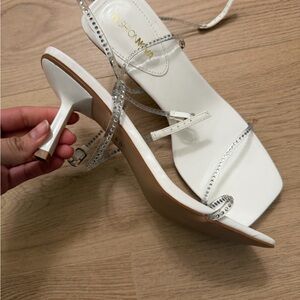 Fashion Nova Elegant White Heels